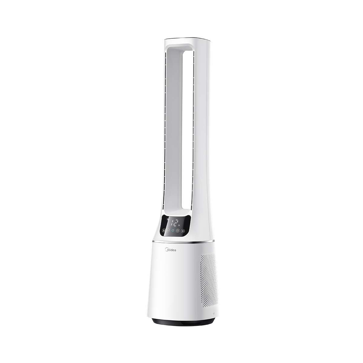 Midea | Bladeless Fan with Air purifier | MFP-120 | Stand fan | White | Diameter 15 cm | Number of speeds 10 | Oscillation | Remote control | Timer