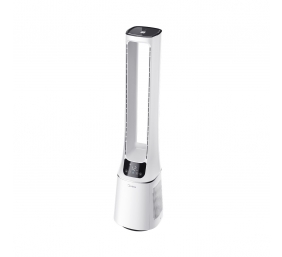 Midea | Bladeless Fan with Air purifier | MFP-120 | Stand fan | White | Diameter 15 cm | Number of speeds 10 | Oscillation | Remote control | Timer