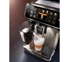 Philips | Series 5400 Coffee Maker | EP5447/90 | Pump pressure 15 bar | Built-in milk frother | Fully Automatic | 1500 W | Black