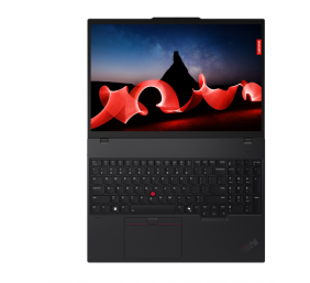 Lenovo ThinkPad T16 | Black | 16 " | IPS | WUXGA | 1920 x 1200 pixels | Anti-glare | Intel Core U7 | 155U | 32 GB | SO-DIMM DDR5 | Solid-state drive capacity 1000 GB | Intel Graphics | Windows 11 Pro | 802.11ax | Bluetooth version 5.3 | LTE Upgradable | K