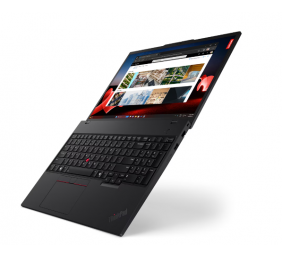 Lenovo ThinkPad T16 | Black | 16 " | IPS | WUXGA | 1920 x 1200 pixels | Anti-glare | Intel Core U7 | 155U | 32 GB | SO-DIMM DDR5 | Solid-state drive capacity 1000 GB | Intel Graphics | Windows 11 Pro | 802.11ax | Bluetooth version 5.3 | LTE Upgradable | K