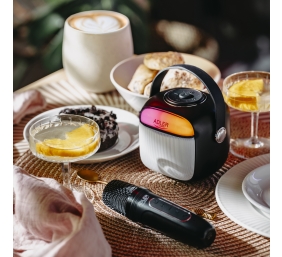 Adler Karaoke Speaker With Microphone | AD 1199B | Bluetooth | Black | Portable | Wireless connection