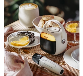 Adler Karaoke Speaker With Microphone | AD 1199W | Bluetooth | White | Portable | Wireless connection