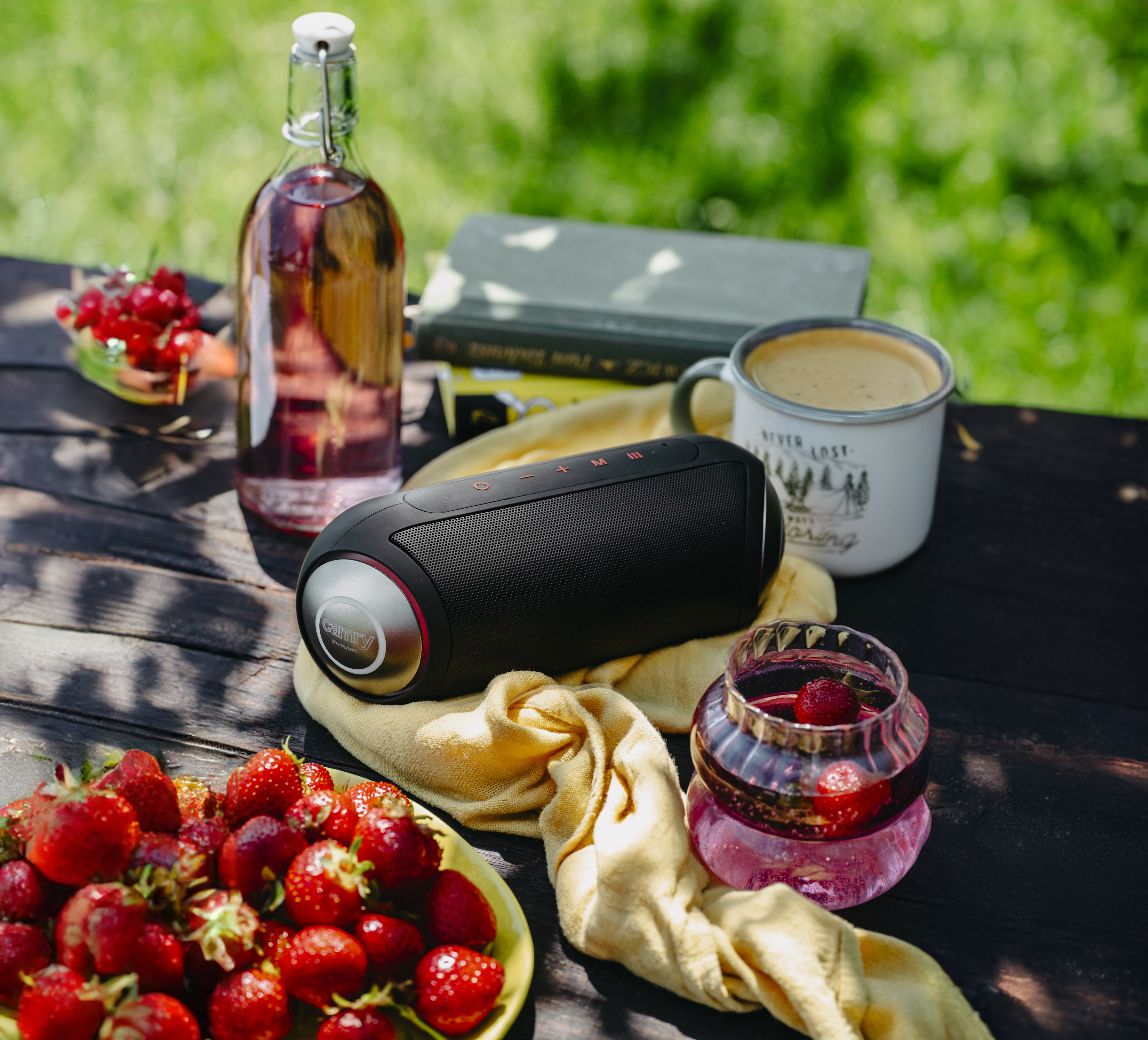 Camry Speaker | CR 1901 | 60 W | Waterproof | Bluetooth | Black | Portable | Wireless connection