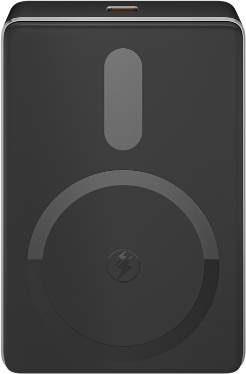Goobay Magnetic Wireless Power Bank | 70183 | 10000 mAh | USB-C | Black