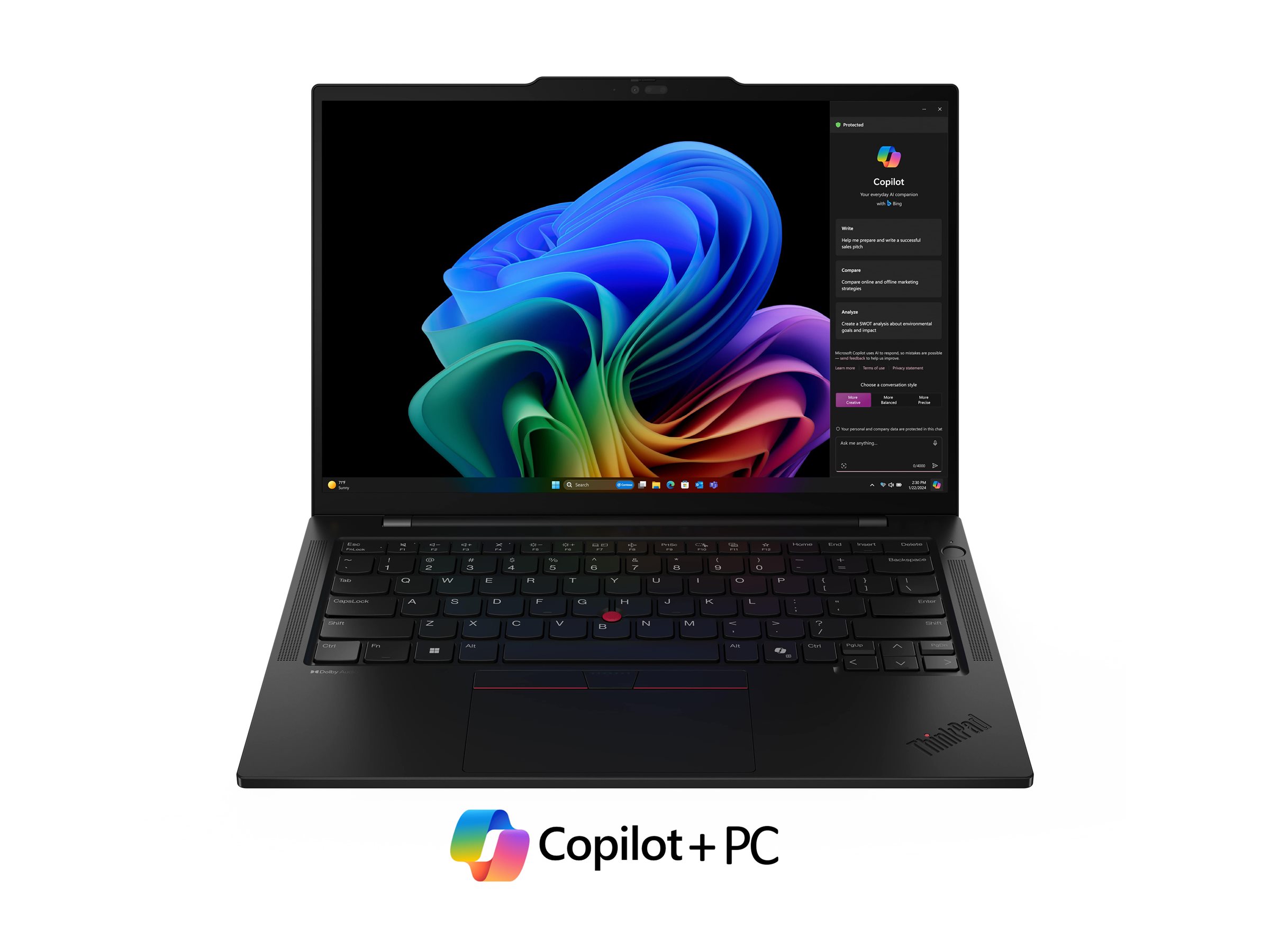 Lenovo ThinkPad T14s | Black | 14 " | IPS | WUXGA | 1920 x 1200 pixels | Anti-glare | Snapdragon X Elite | X1E-78-100 | 32 GB | Soldered LPDDR5x | Solid-state drive capacity 1000 GB | Qualcomm Adreno GPU | Windows 11 Pro | 802.11be | Bluetooth version 5.3