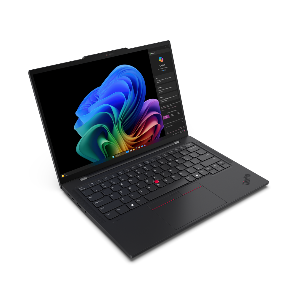 Lenovo ThinkPad T14s | Black | 14 " | IPS | WUXGA | 1920 x 1200 pixels | Anti-glare | Snapdragon X Elite | X1E-78-100 | 32 GB | Soldered LPDDR5x | Solid-state drive capacity 1000 GB | Qualcomm Adreno GPU | Windows 11 Pro | 802.11be | Bluetooth version 5.3
