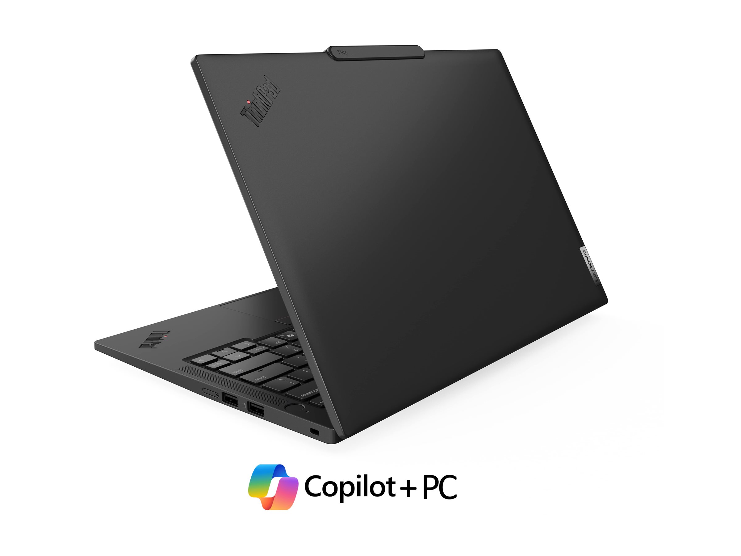 Lenovo ThinkPad T14s | Black | 14 " | IPS | WUXGA | 1920 x 1200 pixels | Anti-glare | Snapdragon X Elite | X1E-78-100 | 32 GB | Soldered LPDDR5x | Solid-state drive capacity 1000 GB | Qualcomm Adreno GPU | Windows 11 Pro | 802.11be | Bluetooth version 5.3