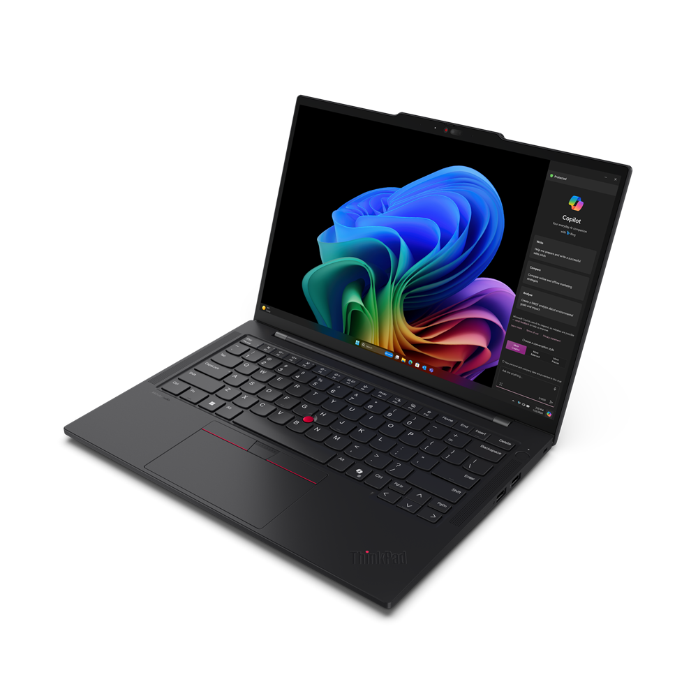 Lenovo ThinkPad T14s | Black | 14 " | IPS | WUXGA | 1920 x 1200 pixels | Anti-glare | Snapdragon X Elite | X1E-78-100 | 32 GB | Soldered LPDDR5x | Solid-state drive capacity 1000 GB | Qualcomm Adreno GPU | Windows 11 Pro | 802.11be | Bluetooth version 5.3