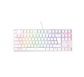 Genesis THOR 303 | Mechanical Gaming Keyboard | Wired | US | White | USB Type-A | Outemu Peach Silent