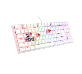 Genesis THOR 303 | Mechanical Gaming Keyboard | Wired | US | White | USB Type-A | Outemu Peach Silent