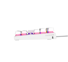 Genesis THOR 303 | Mechanical Gaming Keyboard | Wired | US | White | USB Type-A | Outemu Peach Silent