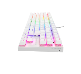 Genesis THOR 303 | Mechanical Gaming Keyboard | Wired | US | White | USB Type-A | Outemu Peach Silent