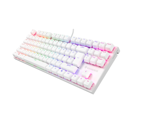 Genesis THOR 303 | Mechanical Gaming Keyboard | Wired | US | White | USB Type-A | Outemu Peach Silent