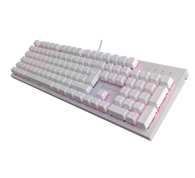 Genesis THOR 303 | Mechanical Gaming Keyboard | Wired | US | White | USB Type-A | Outemu Peach Silent
