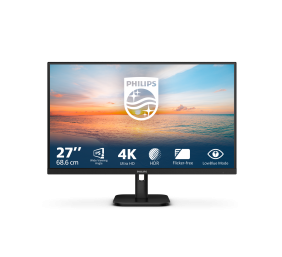 Philips 27E1N1800A/00 | 27 " | IPS | 16:9 | 60 Hz | 4 ms | 3840 x 2160 pixels | 350 cd/m² | HDMI ports quantity 2 | Black