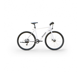 Sharp Hybrid E-Bike | 250 W | 21 " | White Glossy
