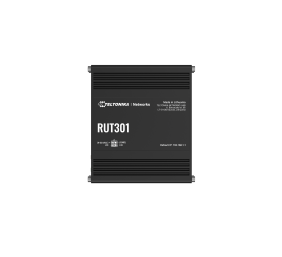 Ethernet Router | RUT301 | No Wi-Fi | 10/100 Mbit/s | Ethernet LAN (RJ-45) ports 5 | Mesh Support No | MU-MiMO No | No mobile broadband