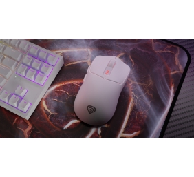 Genesis Zircon 500 | Wireless/Wired | Gaming Mouse | 2.4 GHz, Bluetooth, USB | White