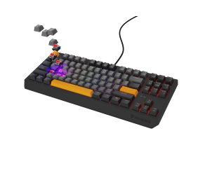 Genesis THOR 230 | Mechanical Gaming Keyboard | Wired | US | Anchor Gray Negative | USB Type-A | Outemu Red