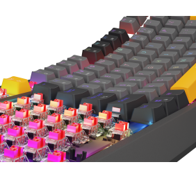 Genesis THOR 230 | Mechanical Gaming Keyboard | Wired | US | Anchor Gray Negative | USB Type-A | Outemu Red