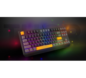 Genesis THOR 230 | Mechanical Gaming Keyboard | Wired | US | Anchor Gray Positive | USB Type-A | Outemu Red