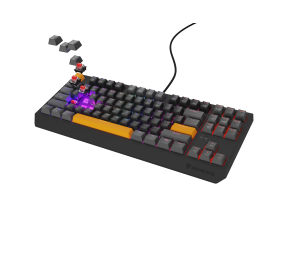 Genesis THOR 230 | Mechanical Gaming Keyboard | Wired | US | Anchor Gray Positive | USB Type-A | Outemu Red