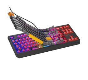 Genesis THOR 230 | Mechanical Gaming Keyboard | Wired | US | Anchor Gray Positive | USB Type-A | Outemu Red