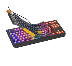 Genesis THOR 230 | Mechanical Gaming Keyboard | Wired | US | Naval Blue Positive | USB Type-A | Outemu Panda