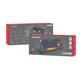 Genesis THOR 230 | Mechanical Gaming Keyboard | Wired | US | Naval Blue Positive | USB Type-A | Outemu Panda