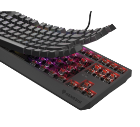 Genesis THOR 230 | Mechanical Gaming Keyboard | Wired | US | Black | USB Type-A | Outemu Brown