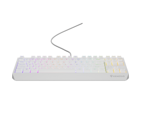 Genesis THOR 230 | Mechanical Gaming Keyboard | Wired | US | White | USB Type-A | Outemu Brown