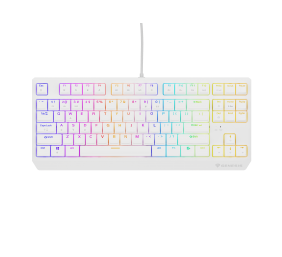 Genesis THOR 230 | Mechanical Gaming Keyboard | Wired | US | White | USB Type-A | Outemu Brown
