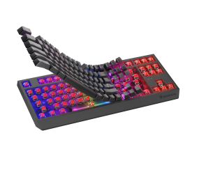 Genesis THOR 230 | Mechanical Gaming Keyboard | Wireless | US | Black | 2.4 GHz, Bluetooth, USB | Outemu Panda