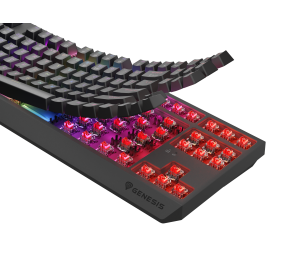 Genesis THOR 230 | Mechanical Gaming Keyboard | Wireless | US | Black | 2.4 GHz, Bluetooth, USB | Outemu Red