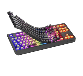 Genesis THOR 230 | Mechanical Gaming Keyboard | Wireless | US | Black | 2.4 GHz, Bluetooth, USB | Outemu Silent Lemon