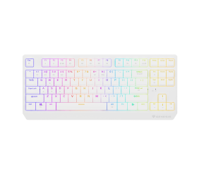 Genesis THOR 230 | Mechanical Gaming Keyboard | Wireless | US | White | 2.4 GHz, Bluetooth, USB | Outemu Red
