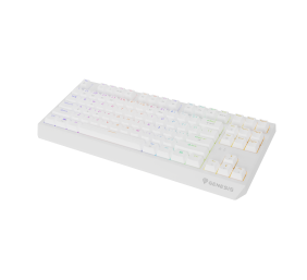Genesis THOR 230 | Mechanical Gaming Keyboard | Wireless | US | White | 2.4 GHz, Bluetooth, USB | Outemu Red