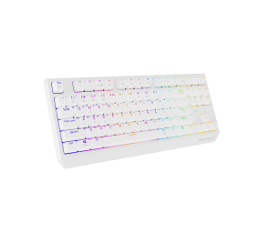 Genesis THOR 230 | Mechanical Gaming Keyboard | Wireless | US | White | 2.4 GHz, Bluetooth, USB | Outemu Red