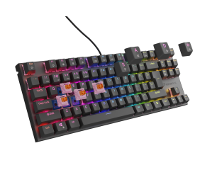 Genesis THOR 303 | Mechanical Gaming Keyboard | Wired | US | Black | USB Type-A | Outemu Peach Silent