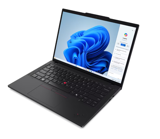 Lenovo ThinkPad T14 | Black | 14 " | IPS | WUXGA | 1920 x 1200 pixels | Anti-glare | Intel Core U7 | 155U | 64 GB | SO-DIMM DDR5 | Solid-state drive capacity 1000 GB | Intel Graphics | Windows 11 Pro | 802.11ax | Bluetooth version 5.3 | LTE Upgradable | K