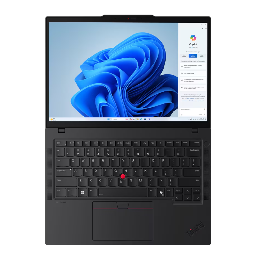 Lenovo ThinkPad T14 | Black | 14 " | IPS | WUXGA | 1920 x 1200 pixels | Anti-glare | Intel Core U7 | 155U | 64 GB | SO-DIMM DDR5 | Solid-state drive capacity 1000 GB | Intel Graphics | Windows 11 Pro | 802.11ax | Bluetooth version 5.3 | LTE Upgradable | K