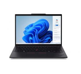 Lenovo ThinkPad T14 | Black | 14 " | IPS | WUXGA | 1920 x 1200 pixels | Anti-glare | Intel Core U7 | 155U | 64 GB | SO-DIMM DDR5 | Solid-state drive capacity 1000 GB | Intel Graphics | Windows 11 Pro | 802.11ax | Bluetooth version 5.3 | LTE Upgradable | K