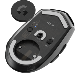 Logitech G309 LIGHTSPEED Belaidė žaidimų pelė, RF Wireless + Bluetooth, 2560 DPI, Juoda