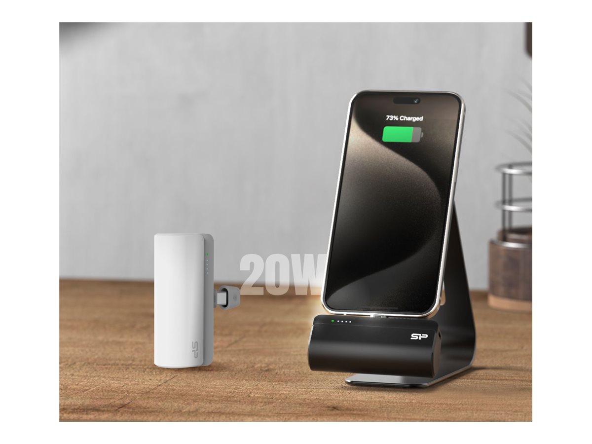 Silicon Power Power Bank | QD50 | 5000 mAh | USB-C | White