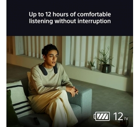 Sony Wireless Neckband Speaker | HT-AN7 Bravia Theatre U | Waterproof | Bluetooth | Black | Portable | Wireless connection