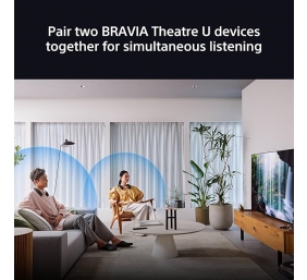 Sony Wireless Neckband Speaker | HT-AN7 Bravia Theatre U | Waterproof | Bluetooth | Black | Portable | Wireless connection