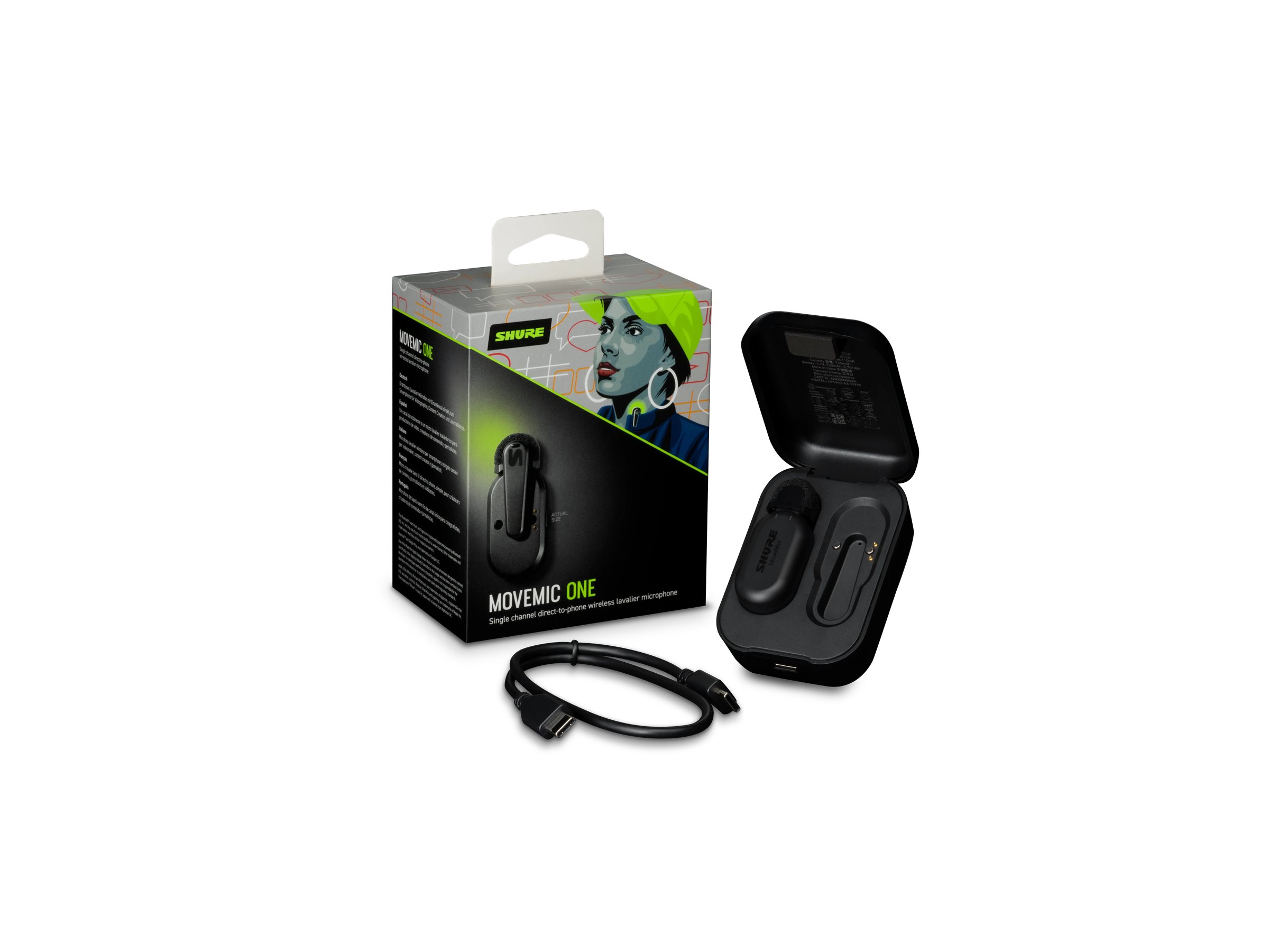 Shure Single-Channel Lavalier Microphone | MV-ONE-Z6 | Wireless