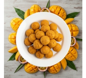 HPW Džiovinti mangų, pasiflorų rutuliukai 2,5 kg