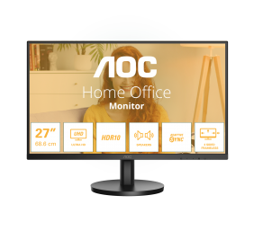 AOC U27B3A | 27 " | IPS | UHD | 16:9 | 60 Hz | 4 ms | 3840 x 2160 pixels | 350 cd/m² | HDMI ports quantity 2
